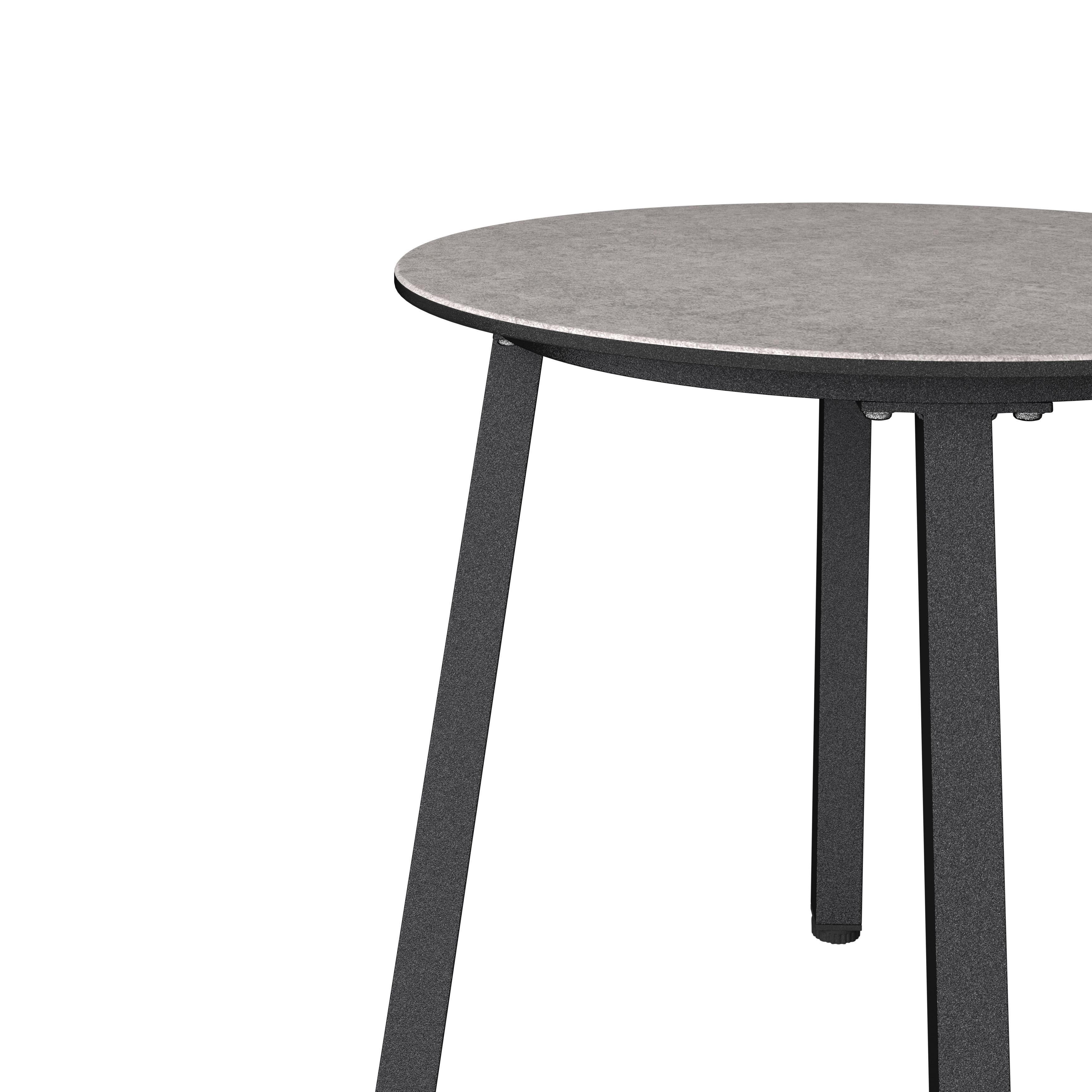 LOUNGEGRUPP DOHA 1 - ljusgrå/antracit, Modern, metall/glas - Mömax