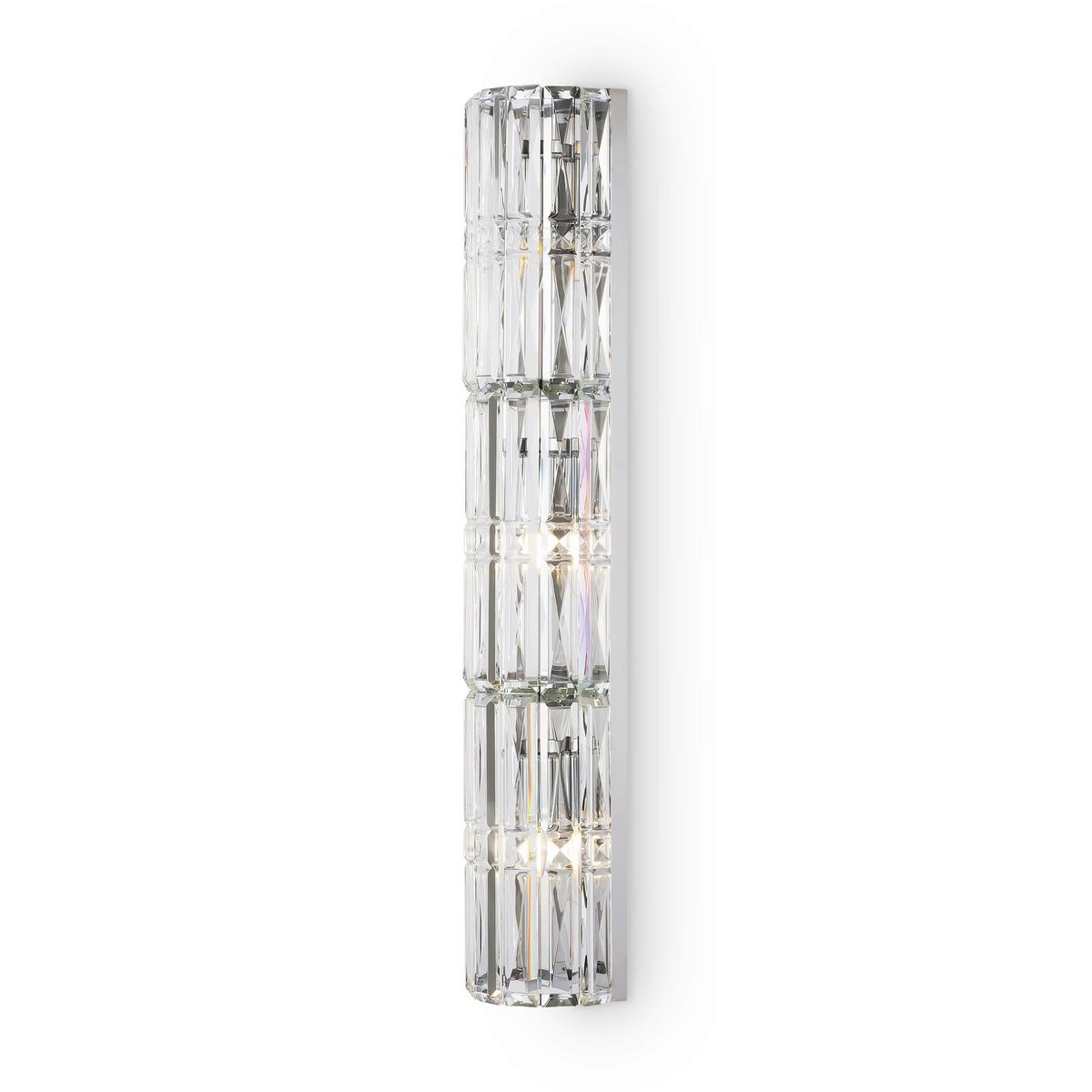 Wandleuchte Facet Chromfarben max. 60 Watt - Chromfarben/Transparent, Trend, Glas/Metall (13/10/75,2cm) - MAYTONI