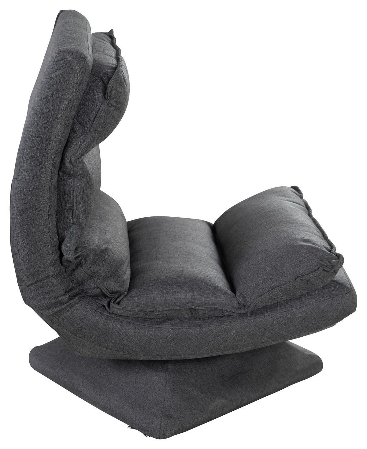 Loungesessel Minecraft ca. 59x83x59 cm Grau - Grau, MODERN, Textil/Metall (59/83/59cm) - Minecraft