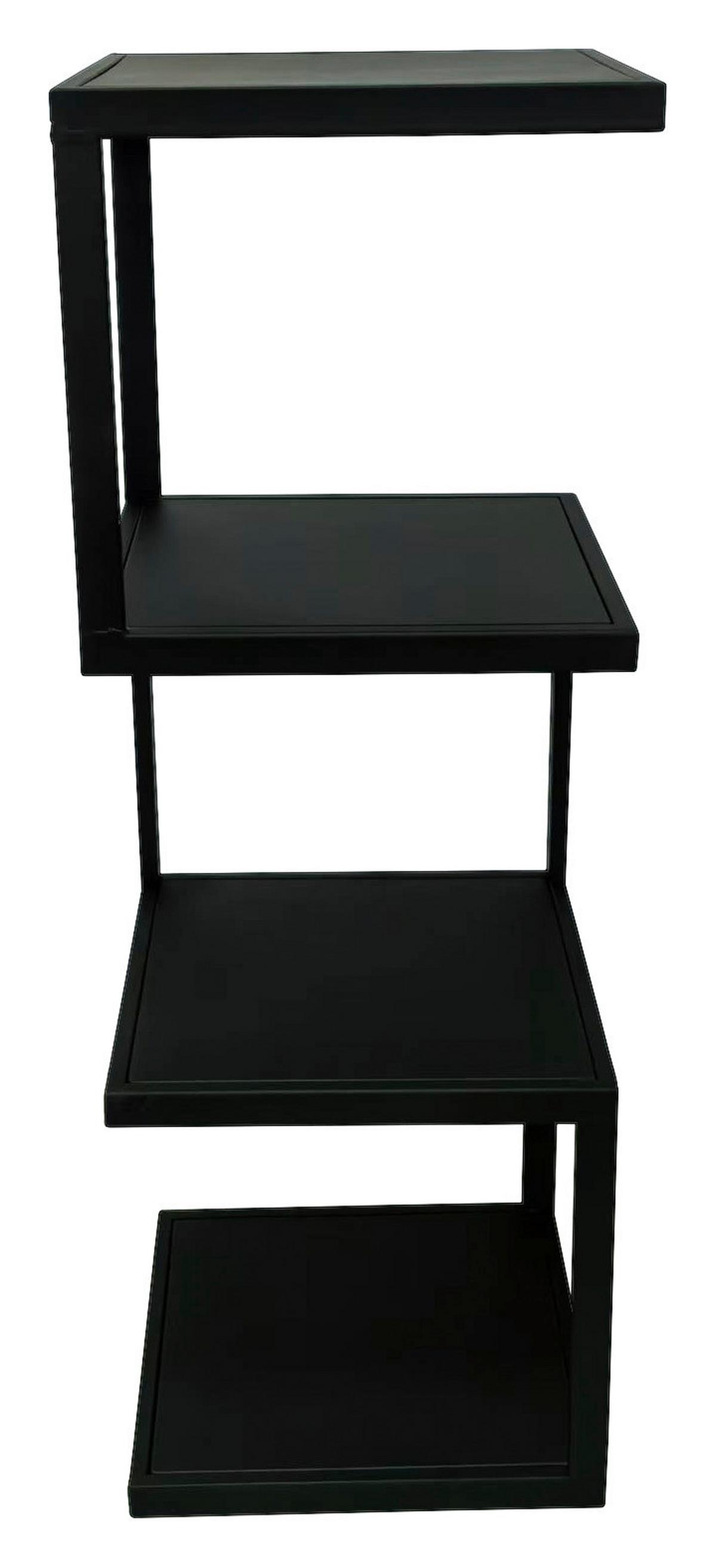 REGAŁ BRUCE - czarny, Basics, metal (25/72/25cm) - Carryhome