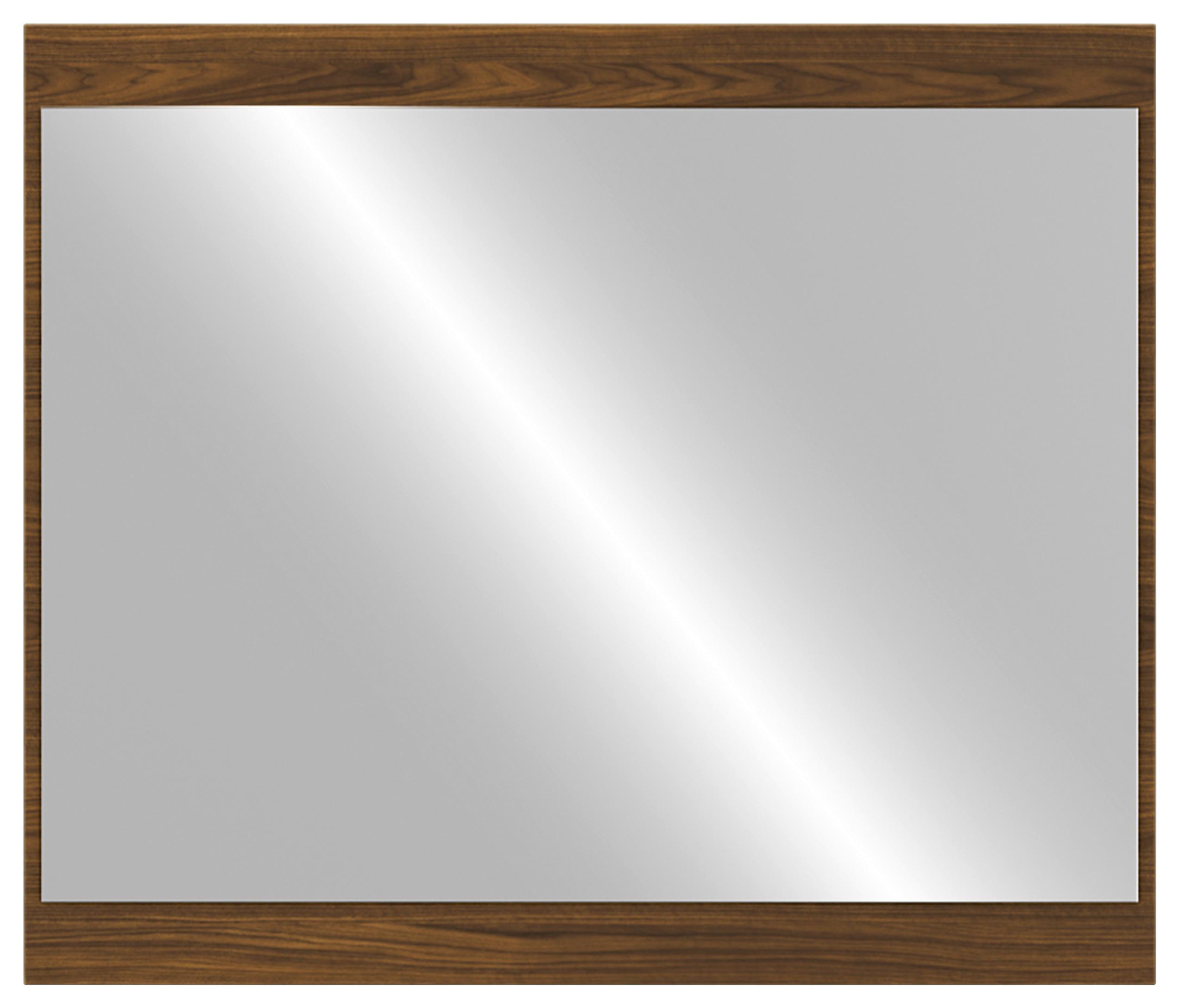 Ogledalo Salo - boje oraha, Moderno, drvni materijal (94,2/80/2cm) - Modern Living