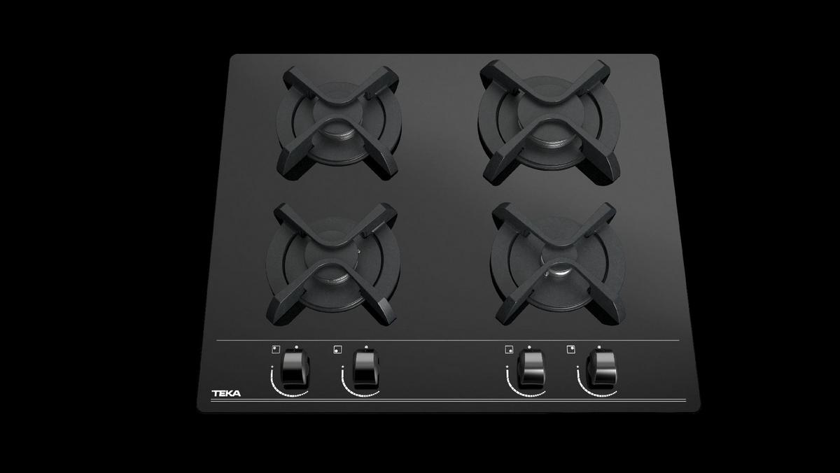 Plită pe gaz TEKA GBC 64000 BLACK - Modern (58/3,5/50cm) - Teka