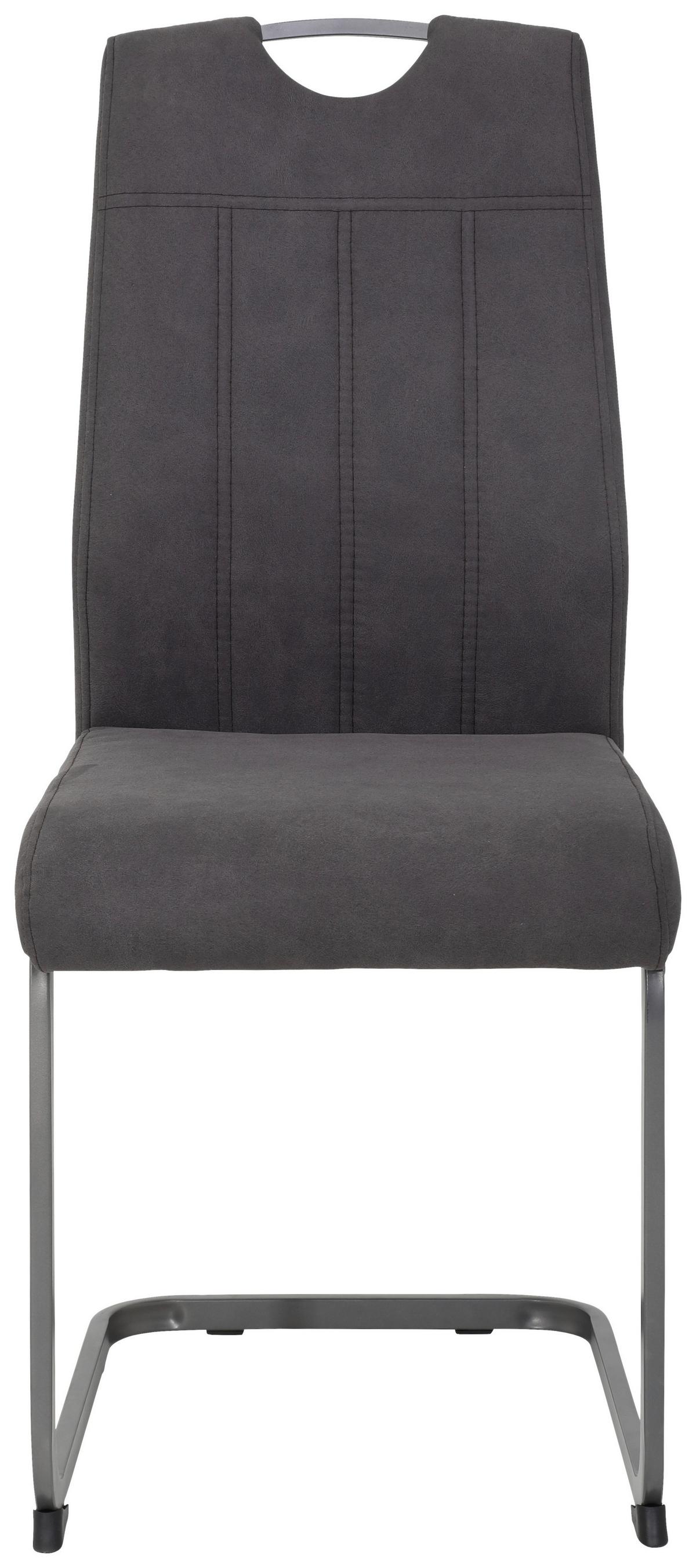 Nihajni Stol Christina, Antracit - siva/antracit, Konvencionalno, kovina/tekstil (43/98/58cm) - Mömax