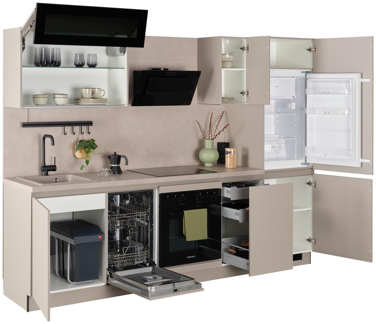 Kuhinsjki Blok Win - krem barve, Moderno, leseni material (270cm) - Express-Kuechen