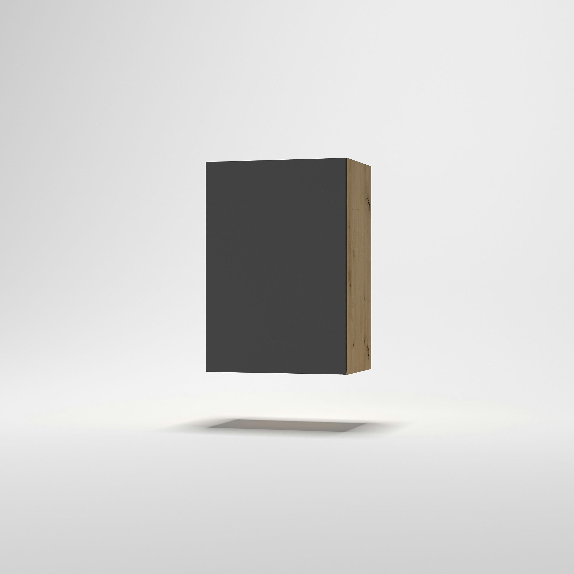 Konyhai Faliszekrény Toscana - Artisan tölgy/szürke, Modern, faalapú anyag (50/72/33cm)