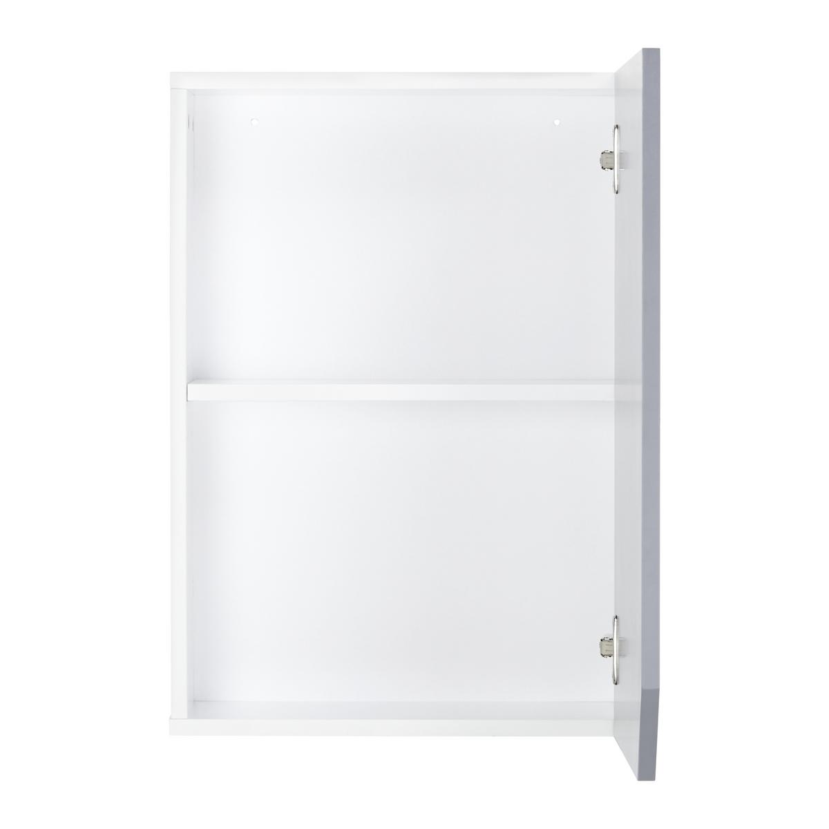 Faliszekrény Rocco - fehér/szürke, Modern, fa (42,6/60/20cm) - Bessagi Home