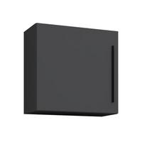 Viseči Element Arila M, Siva - črna/antracit, Moderno, kovina/leseni material (50/50/30cm) - MID.YOU