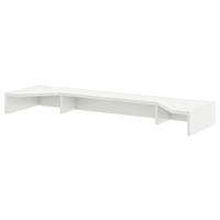 Schreibtischaufsatz Big Profi Office Weiss - Weiss, Modern, Holzwerkstoff (137/14/40cm) - Mömax