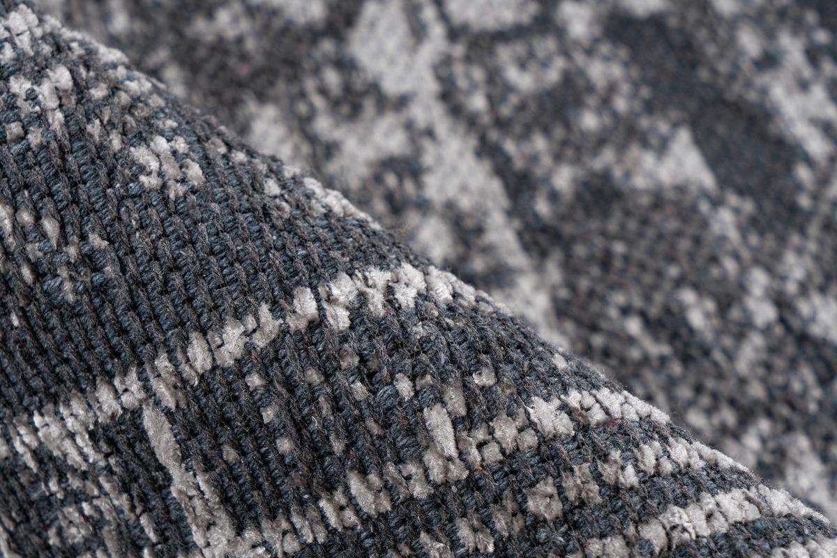 Flachwebeteppich Kalevi 300 - Grau, Konventionell, Textil (120/170cm) - Kayoom