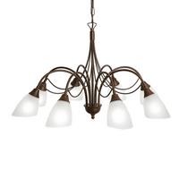 LAMPA WISZĄCA 1780/8/02 GOLD - kremowy/biały, Konventionell, metal/szkło (70/104cm) - Sonax