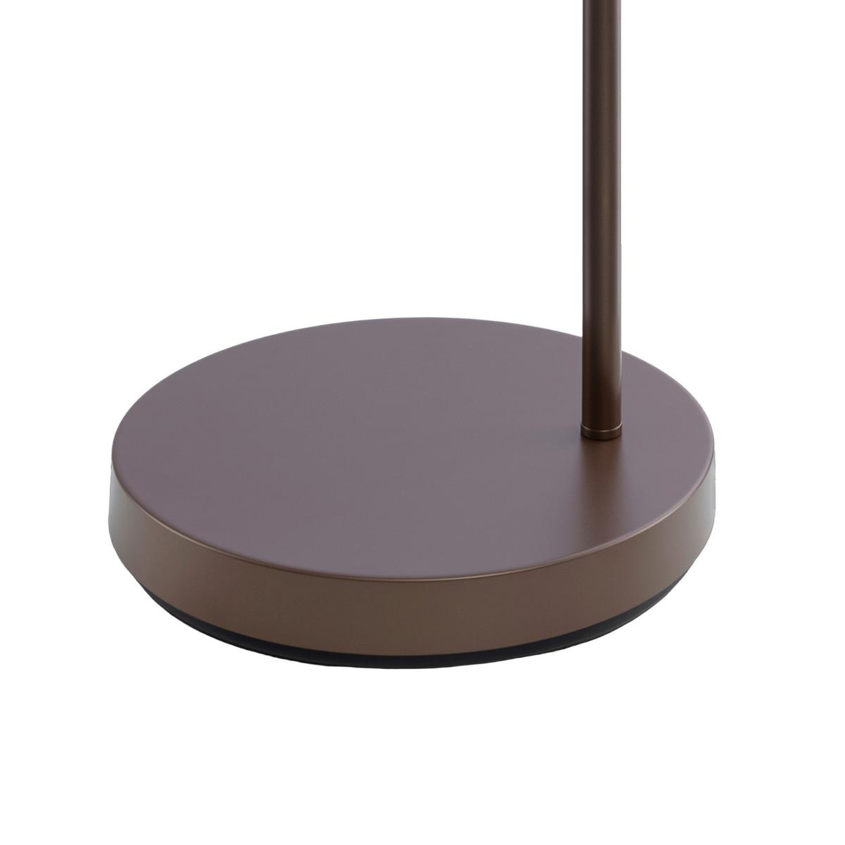 LAMPA STOJĄCA TINA - czarny/brązowy, Trend, metal/szkło (35,5/23/160cm) - Collet's Monde