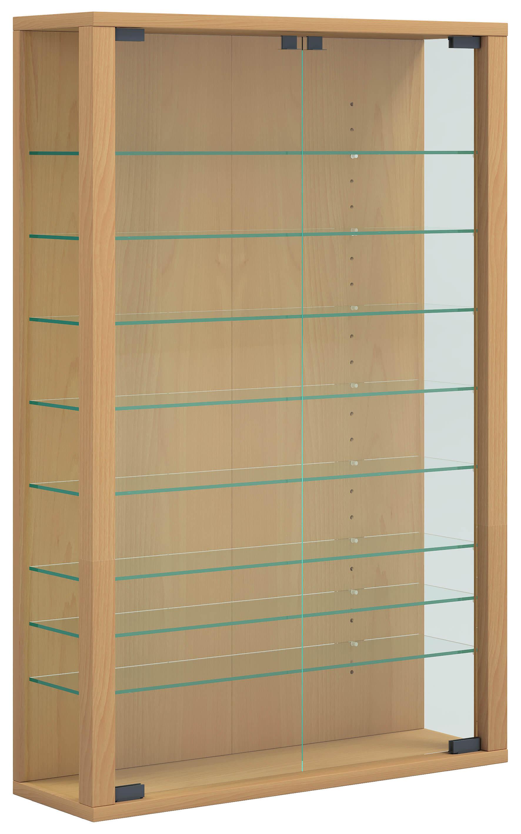 Vitrin Vitrosa Mini - bükkszínű/fekete, Basics, műanyag/faalapú anyag (59/91/18cm) - MID.YOU