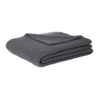 Decke Olli Grau ca. 130x170cm - Grau, Modern, Textil (130/170cm) - Modern Living