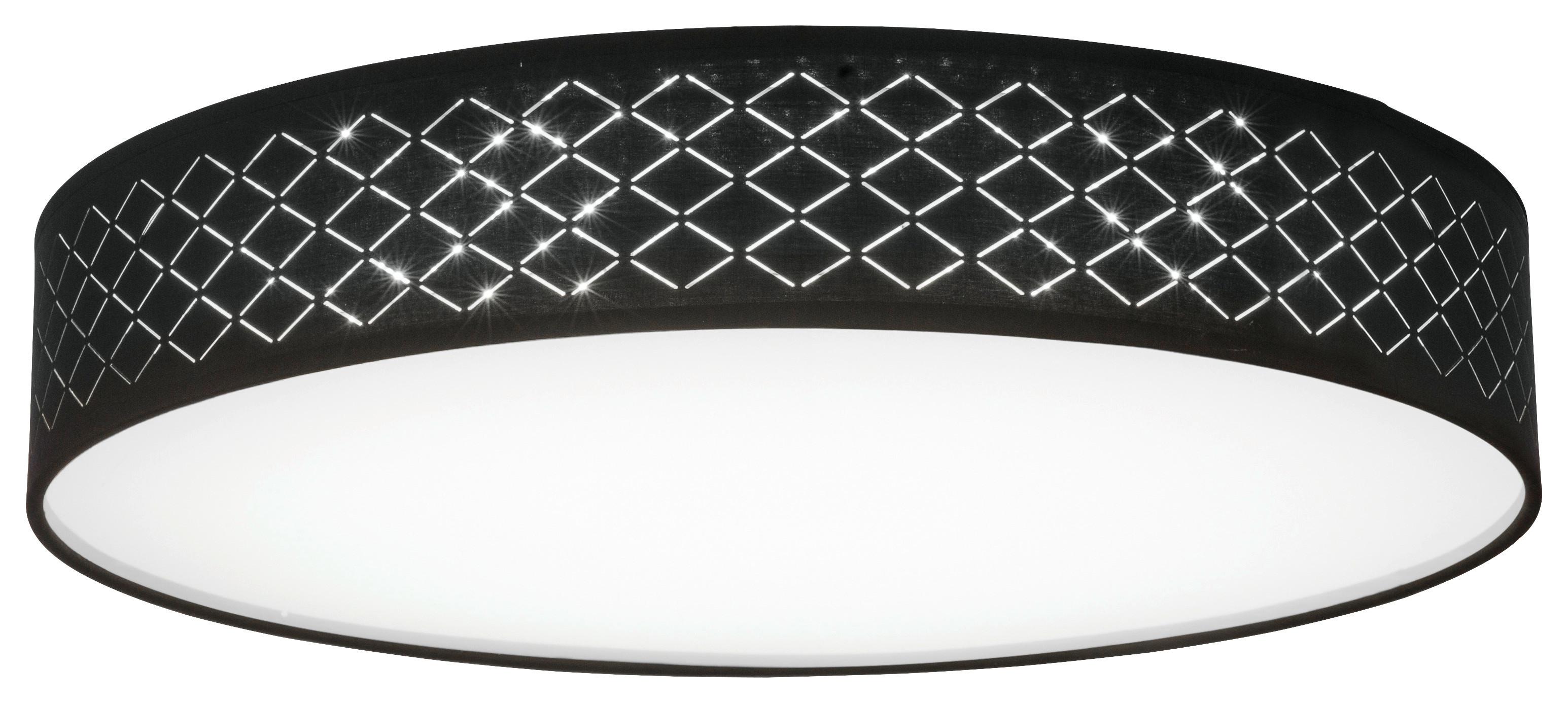 LAMPA SUFITOWA LED CARLA72,22 - czarny/kolor złoty, Modern, tworzywo sztuczne/metal (60/12cm) - Globo