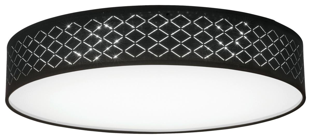 LAMPA SUFITOWA LED CARLA72,22 - czarny/kolor złoty, Modern, tworzywo sztuczne/metal (60/12cm) - Globo