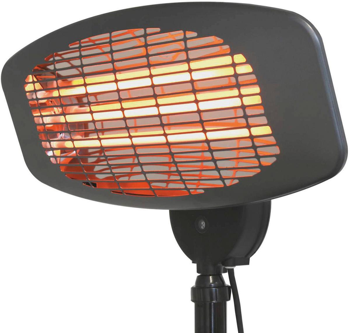 PROMIENNIK PODCZERWIENI 613-400237 - czarny, Konventionell, tworzywo sztuczne/metal (120-210cm) - Atrigo