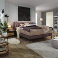 Boxspringbett in Braun/Beige ca. 160x200cm - Beige/Schwarz, KONVENTIONELL, Holz/Kunststoff (160/200cm) Boxspringbett in Braun/Beige ca. 160x200cm - Beige/Schwarz, KONVENTIONELL, Holz/Kunststoff (160/200cm)