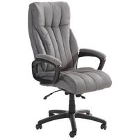 FOTEL SZEFA JOHN XXL - czarny/szary, Konventionell, tworzywo sztuczne/tkanina (68/113-121/68cm)