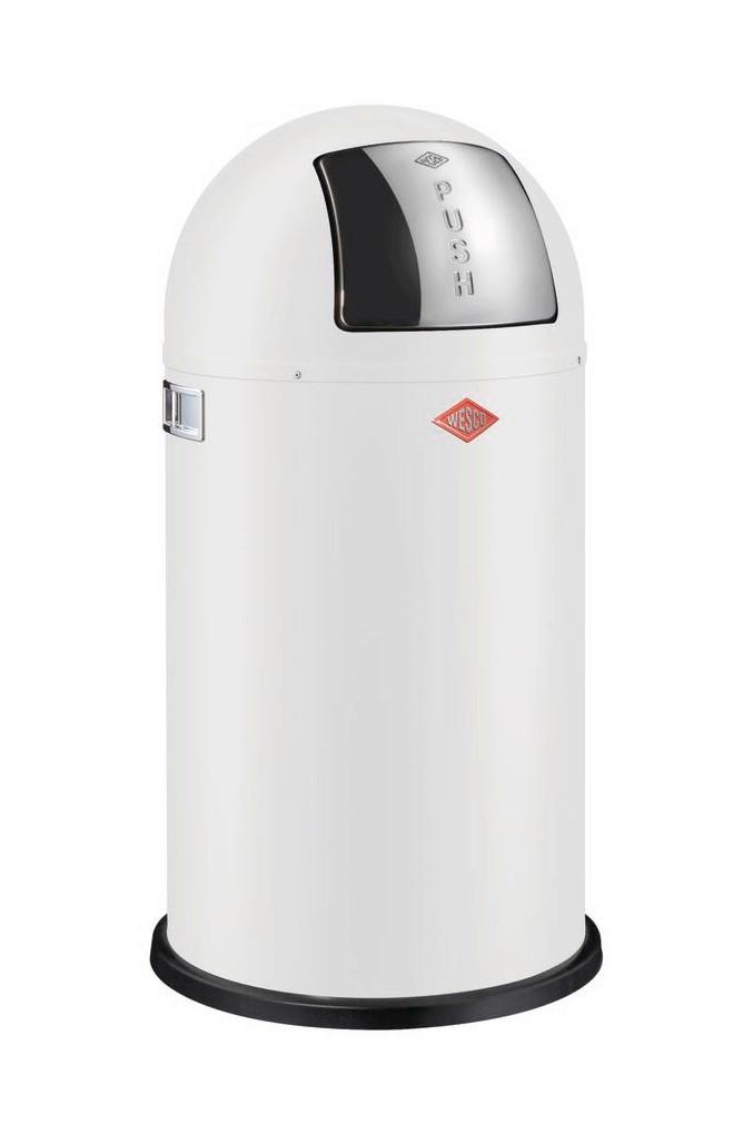 SORTOWNIK ODPADÓW 8011549 - kolor stalowy/biały, Konventionell, tworzywo sztuczne/metal (40/75,5cm) - Wesco