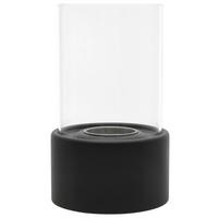 Tischkamin Ethi Dunkelbraun - Dunkelbraun, Basics, Glas/Metall (16/27/16cm)