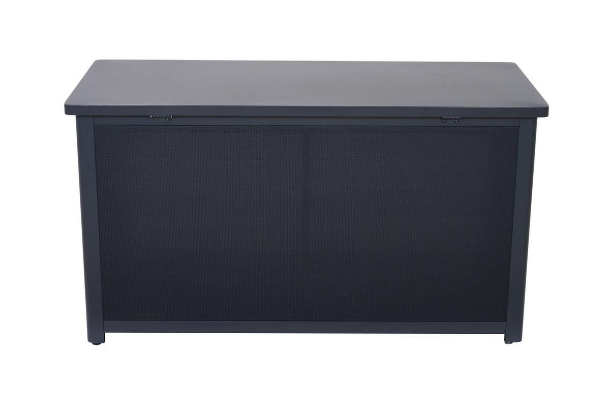 Kissenbox Sabano Grau - Grau, Basics, Kunststoff/Metall (58,7/75/135,5cm) - Siena Garden
