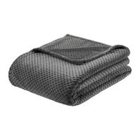 Pătură pufoasă Lars, cca. 140/180 cm - gri, Konventionell, textil (140/180cm) - Mömax