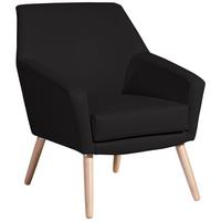 SESSEL ALEGRO - Buchefarben/Schwarz, Design, Holz/Textil (67/81/71cm) - Max Winzer