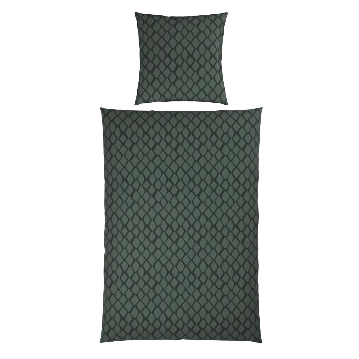 POŚCIEL DWUSTRONNA SNAKO - DK - zielony, Design, tkanina (135/200cm) - Dieter Knoll