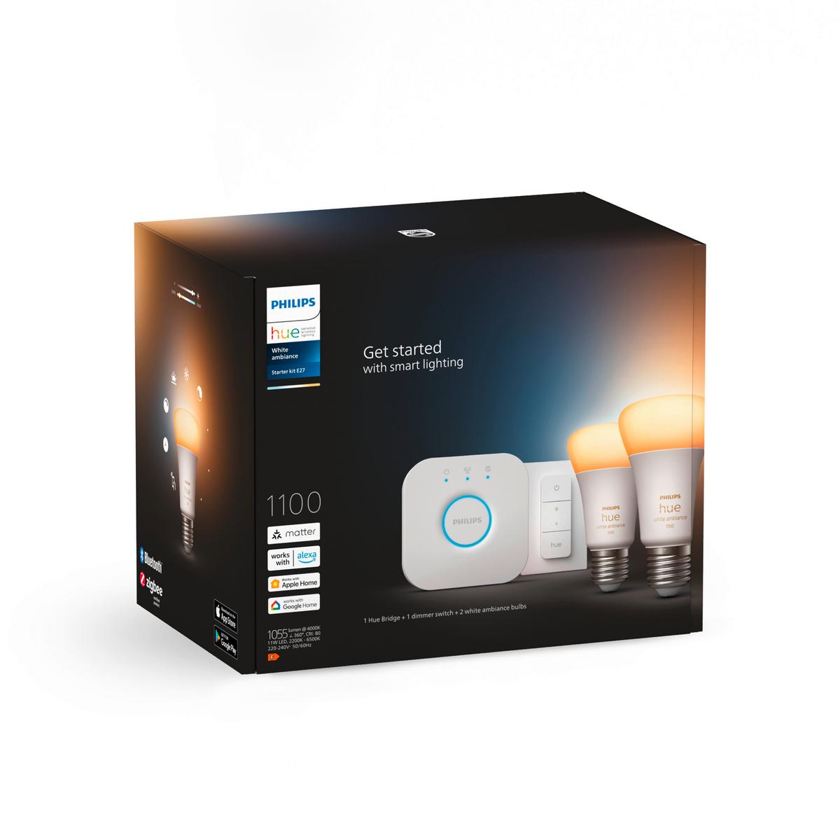ŻARÓWKA LED 29181200 PHILIPS HUEWA - biały, Basics, tworzywo sztuczne (6,1/11/6,1cm) - Philips HUE