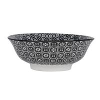 Suppenteller Shiva Schwarz/Weiß - Schwarz/Weiß, LIFESTYLE, Keramik (21/7,8cm) - Mömax