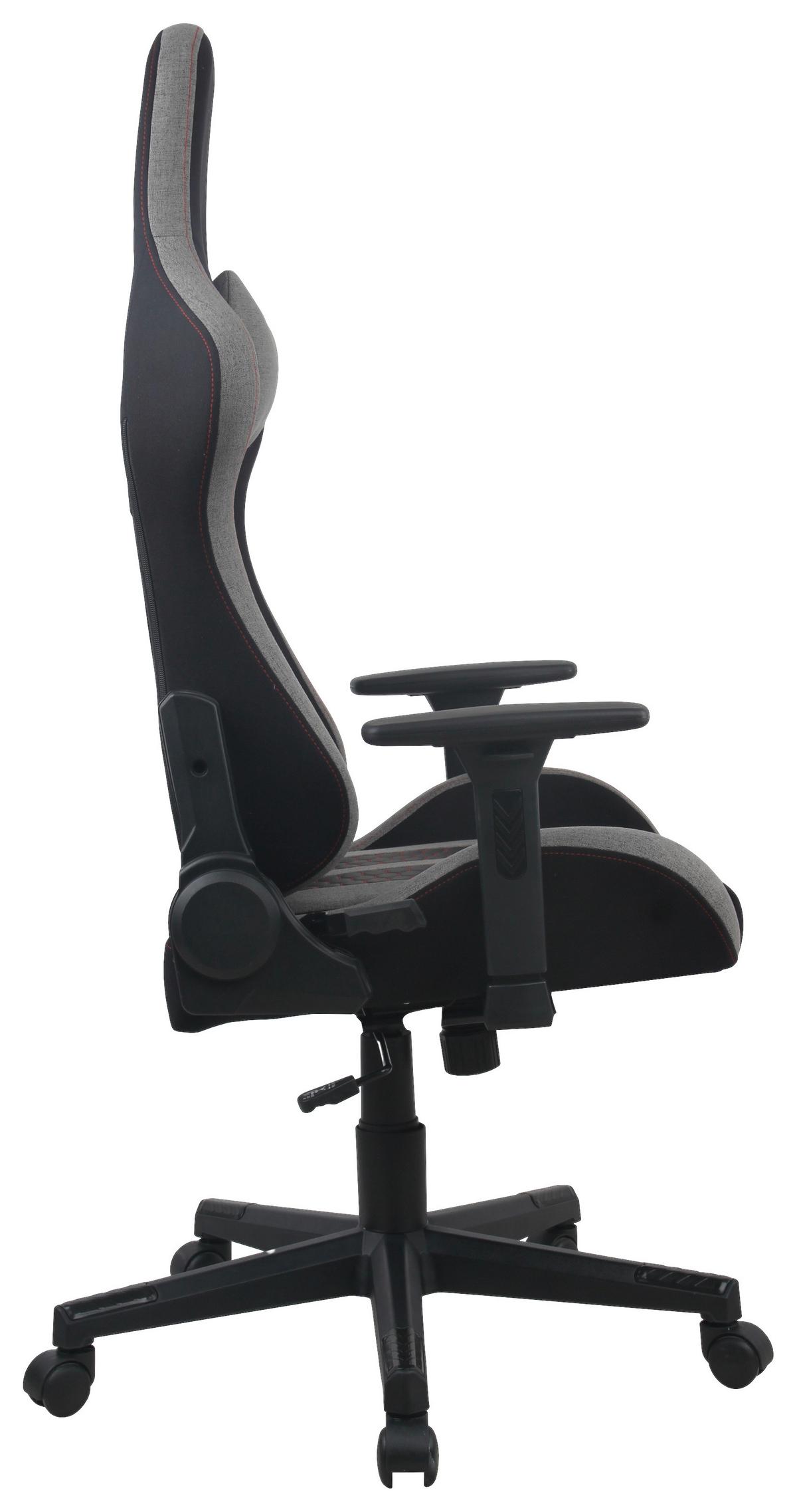 Scaun de gaming CARLOS - roșu/negru, Modern, plastic/metal (63/114/62cm) - Modern Living