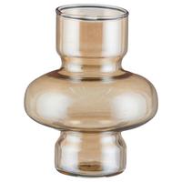 Dekor Váza Bloom - aranyszínű, Konventionell, üveg (13/16/13cm) - Modern Living