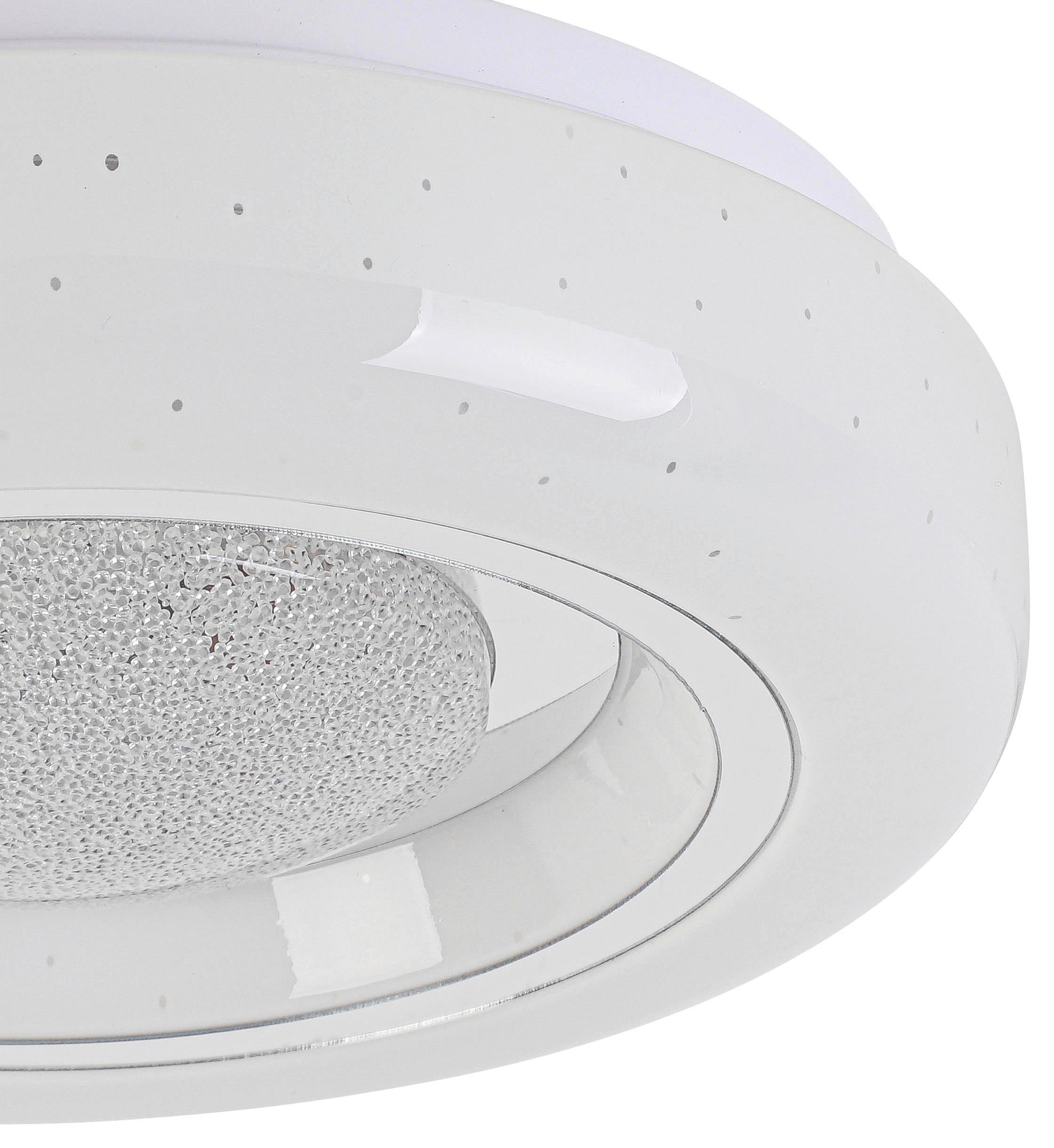 LED-TAKLAMPA ALI - vit/kromfärg, Modern, metall/plast (26/5,5cm) - Mömax