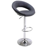 Barski Stol Scott, Siva - barve kroma/siva, Moderno, kovina/umetna masa (56/82-103/50cm)