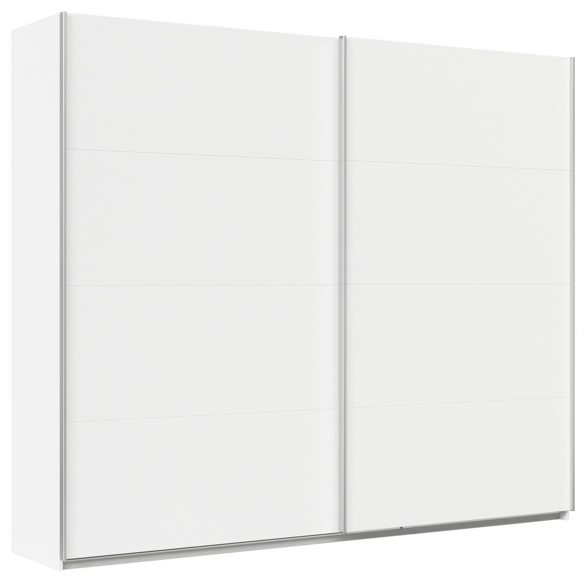 Ormar S Kliznim Vratima Feldkirch - bijela/boje aluminija, Moderno, drvni materijal/metal (271/229/62cm) - Modern Living