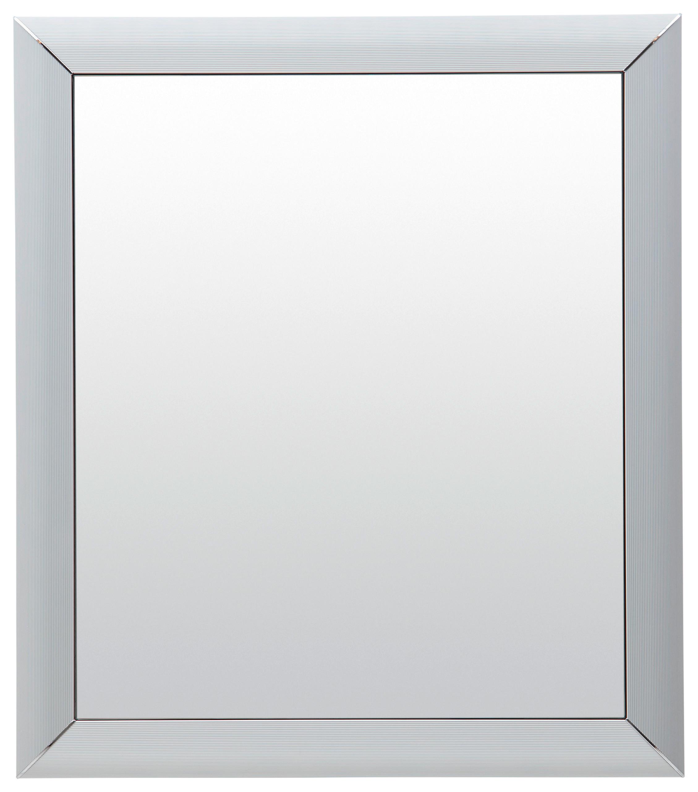 LUSTRO ŚCIENNE CASTEL - kolor aluminiowy, Design, metal/szkło (59/67/5cm) - Dieter Knoll