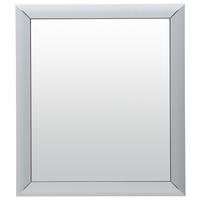 LUSTRO ŚCIENNE CASTEL - kolor aluminiowy, Design, metal/szkło (59/67/5cm) - Dieter Knoll