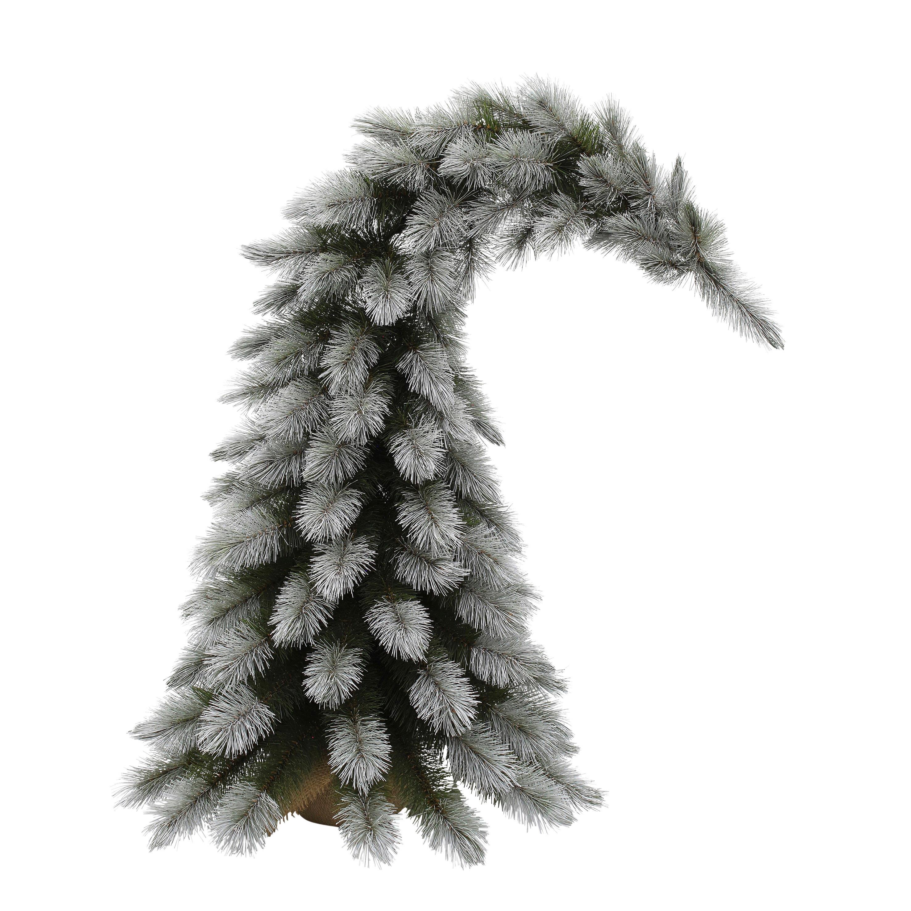 Božična Jelka Wink - zelena/bela, umetna masa/tekstil (53/75cm)