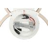 LED-TAKLAMPA CHARLES - champagne, Basics, metall/plast (50/33/6.8cm)