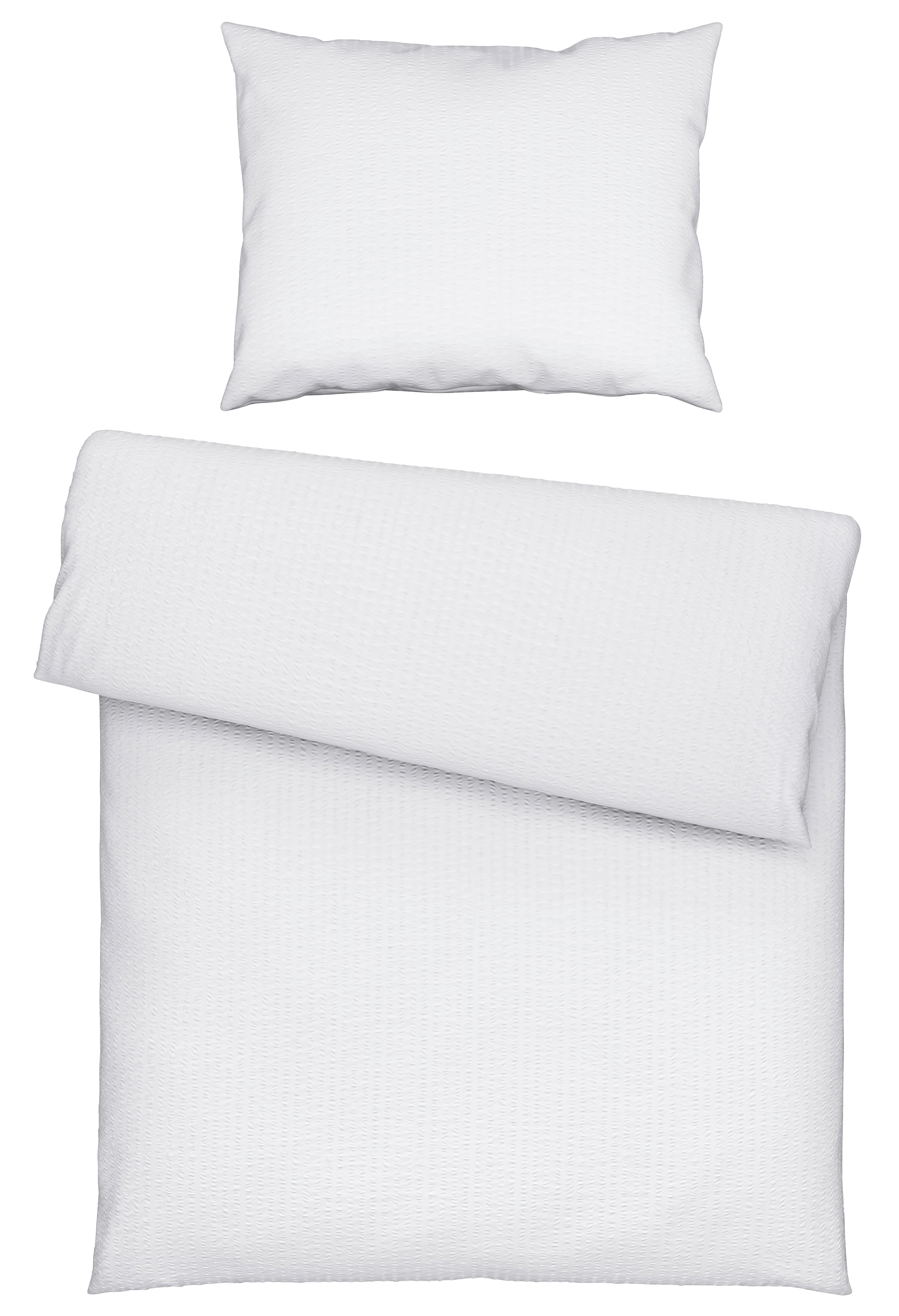 Ágyneműhuzat-garnitúra Gisela - fehér, textil (140/200cm) - Modern Living