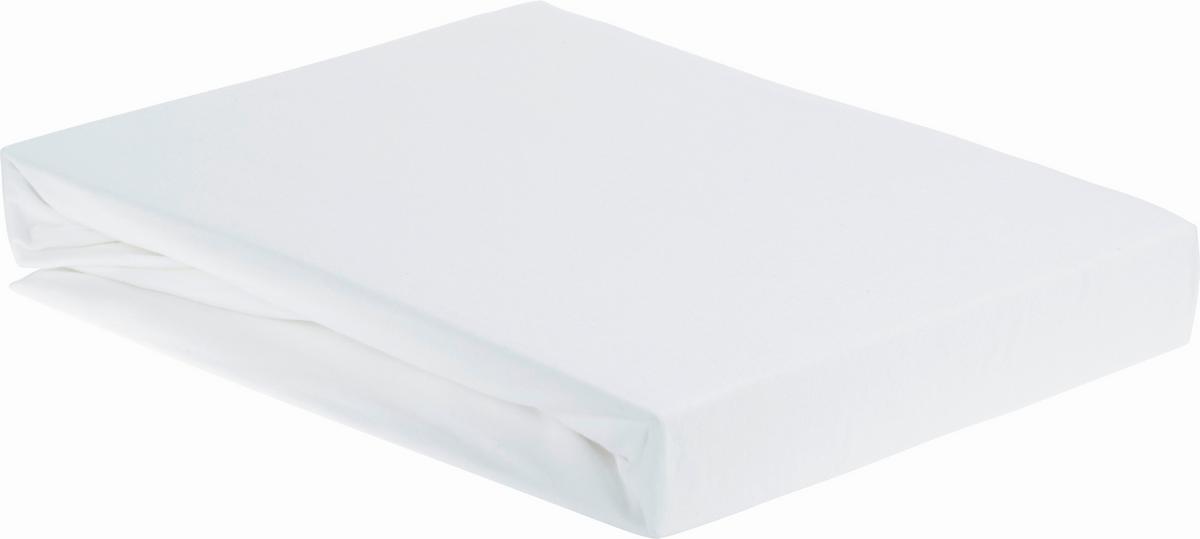 Spannbetttuch Elasthan ca. 150x200cm - Weiß (150/200cm) - Premium Living