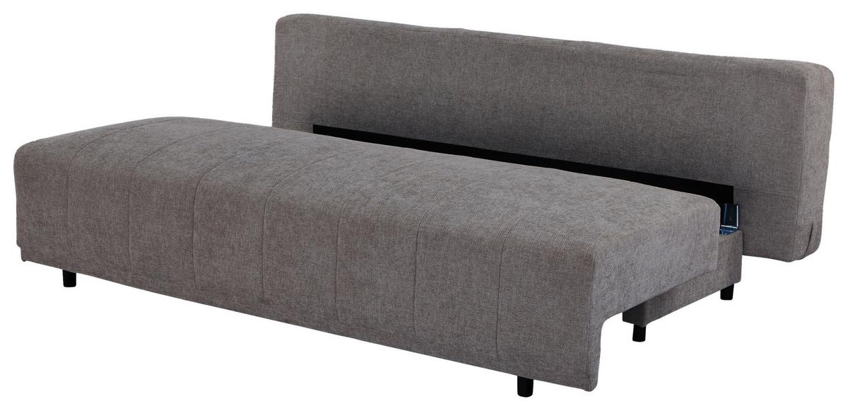 Sofa Daisy - sivo-braon/braon, Moderno, drvo/tekstil (194/89/87cm) - Mömax