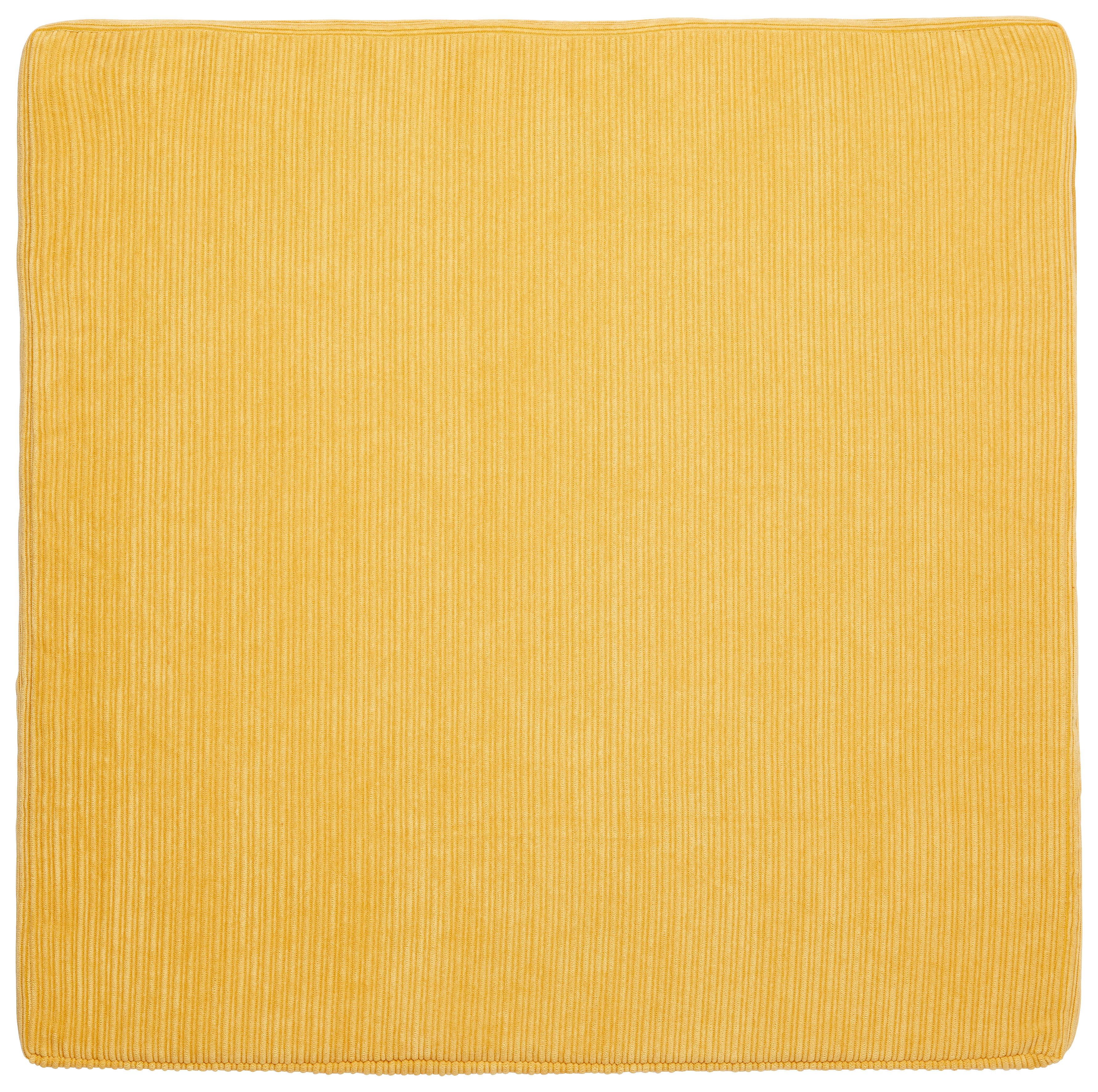 Sitzkissen Corinna in Gelb ca. 60x60cm - Gelb, Modern (60/60/14cm) - Premium Living