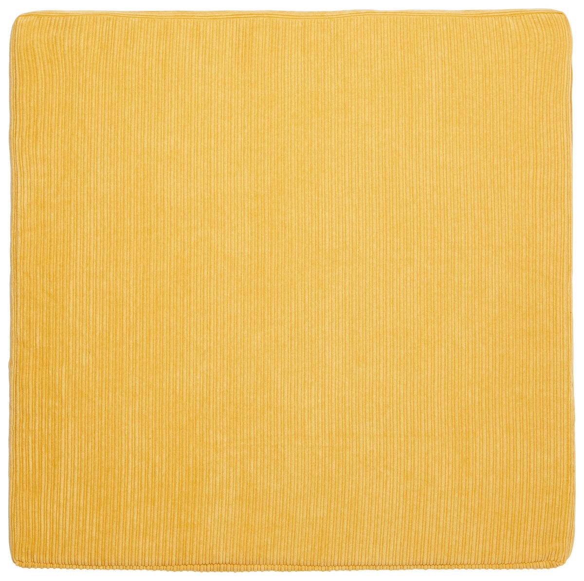 Sitzkissen Corinna in Gelb ca. 60x60cm - Gelb, Modern (60/60/14cm) - Premium Living