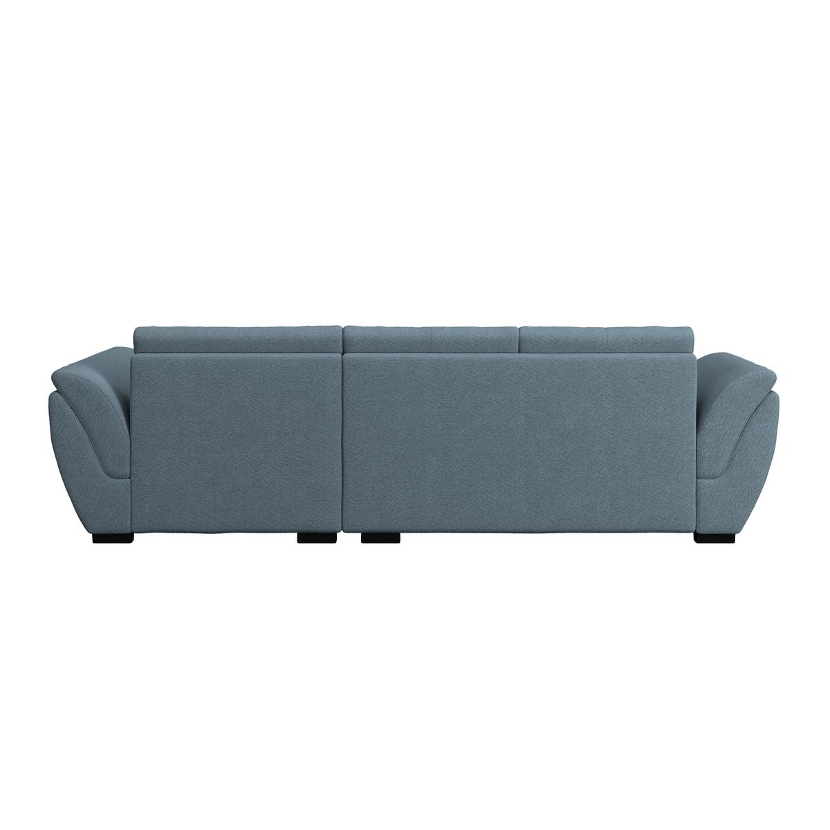 Kutna Garnitura Berisso - plava/crna, Konvencionalno, tekstil (278/187cm) - Ondega