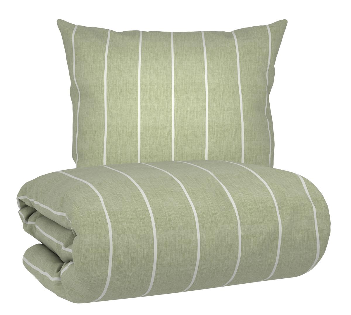 Bettwäsche Tyline Salbeigrün ca. 135x200cm - Salbeigrün, MODERN, Textil (135/200cm) - Mömax