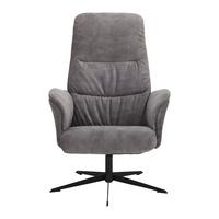 Relaxsessel York in Grau - Grau, Modern, Textil/Metall (74/106/74cm) - Mömax