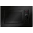 Einbaumikrowelle Mican 80250 ca. 900 Watt - Schwarz, MODERN (59,5/39/32cm) - Mican Einbaumikrowelle Mican 80250 ca. 900 Watt - Schwarz, MODERN (59,5/39/32cm) - Mican