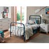 Kinder-/Juniorbett New York ca. 90x200 cm Blau - Blau, ROMANTIK / LANDHAUS, Holzwerkstoff/Metall (90/200cm) - MID.YOU