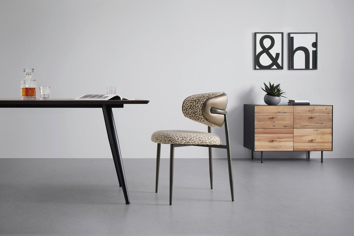 Sessel Leano Braun - Braun, LIFESTYLE, Textil/Metall (54/80/59cm) - Premium Living